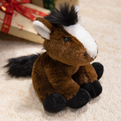 Crouching Forest Animal Plush Toy – Little Sheep (Soft Doll/Gift for Children)