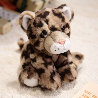 Crouching Forest Animal Plush Toy – Little Sheep (Soft Doll/Gift for Children)