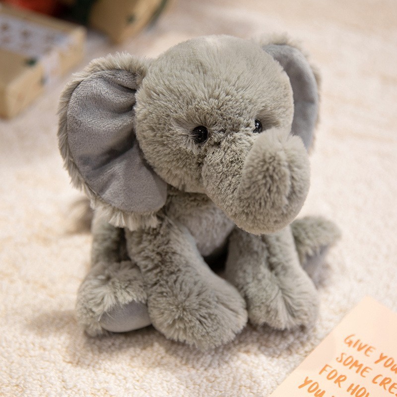 Crouching Forest Animal Plush Toy – Little Sheep (Soft Doll/Gift for Children)