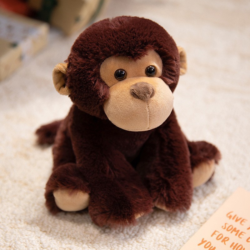 Crouching Forest Animal Plush Toy – Little Sheep (Soft Doll/Gift for Children)