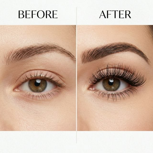 Fox Eye Lashes Fluffy Lash Clusters ,C Curl False Eyelashes Left & Right Cluster Eyelash Extensions 144 PCS Individual Lashes Fox Eye Manga Lashes DIY At Home