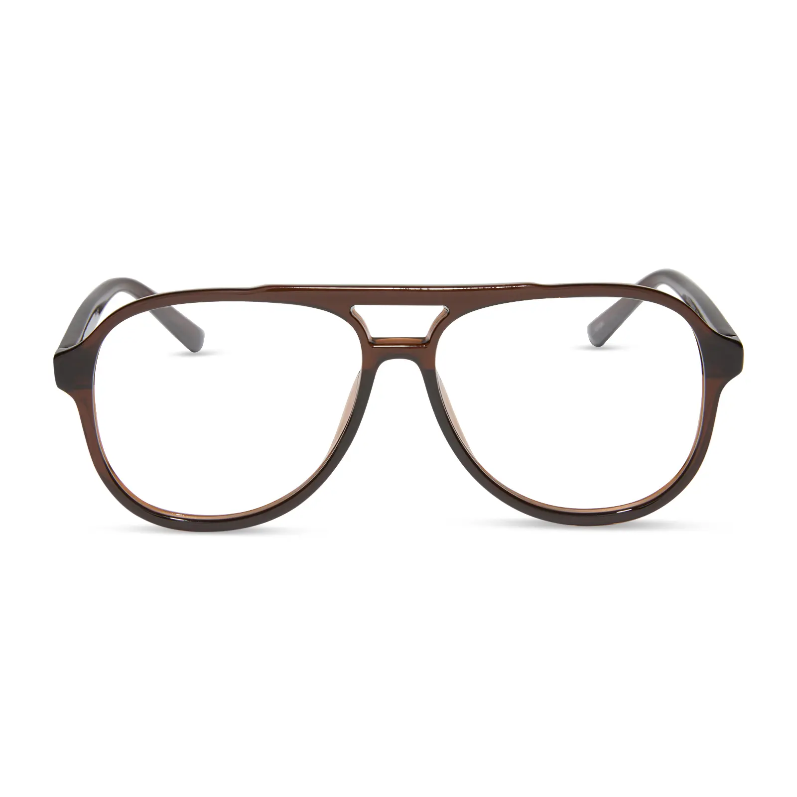Tortoise Blue Light Aviator Readers - Stylish Lightweight Trendy Frames