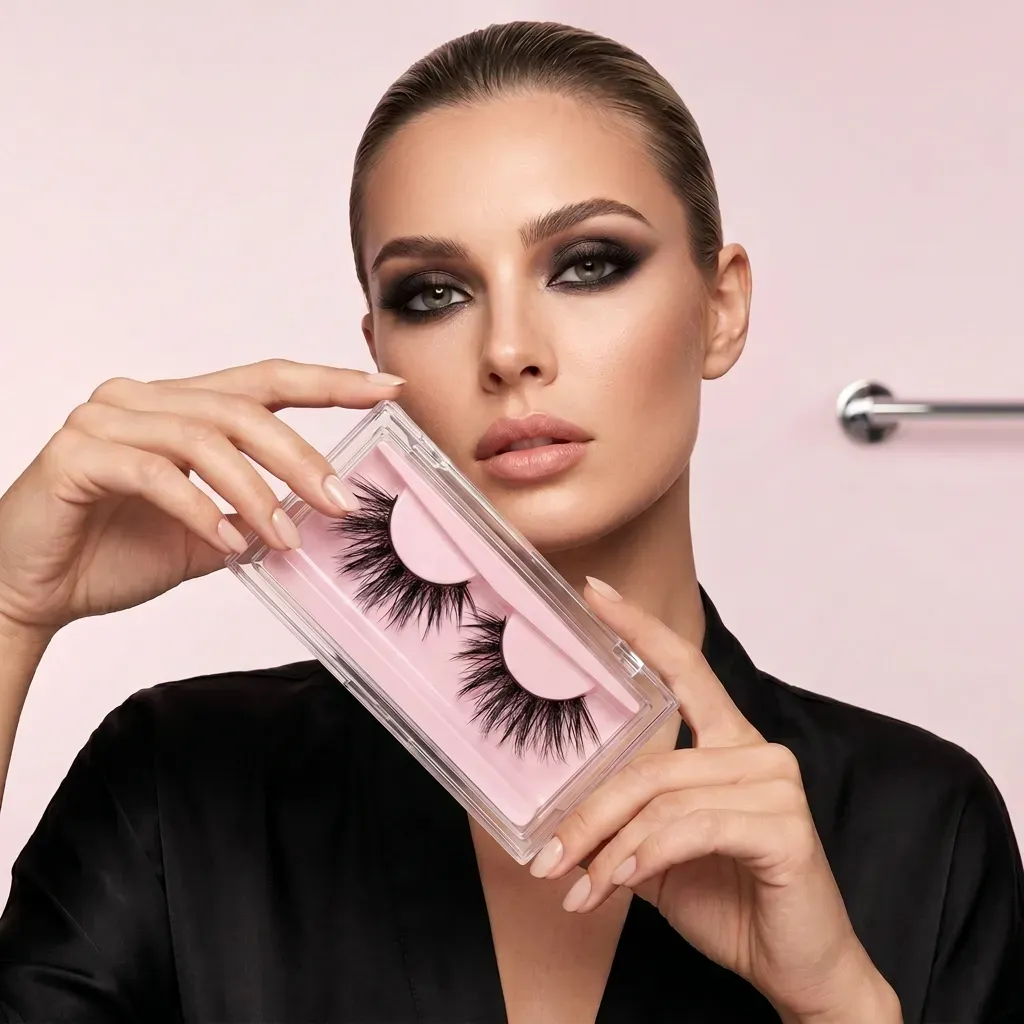 Mini Lash Clusters Kit - Easiest to Apply Lashes - 10-Day Cluster Eyelash Extensions - False Eyelashes Plus Adhesive and Tweezers - Classic No. 01 - Black