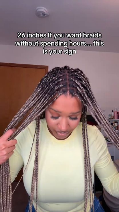 [New Arrival] Salon Braids Super Natural Scalp Full HD Lace Knotless Box Braided Wig Flexi-Fit Invisi Drawstring Cap Miracle Knots Limited Time Offer 