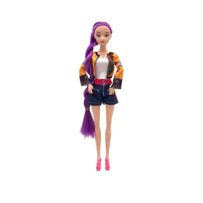 K-POP Demon Hunters Doll, Lummi and Zoi Vinyl Figurine Toy, Collectible Kpop Idol Action Figure, Cute Demon Hunter Character Doll, Fun Plush Alternative for Kids and Fans, K-Pop Merchandise Gift