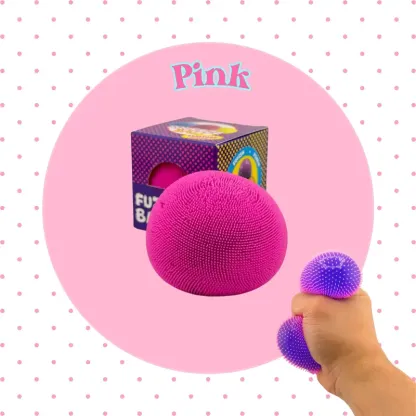 Color-Changing Fuzz Ball Squishy Toy, Slow-Rising/Fast-Rising Sensory Squishies for Gentle Squeezing, Stress Relief Desk Toy, Cute Collectible Gift