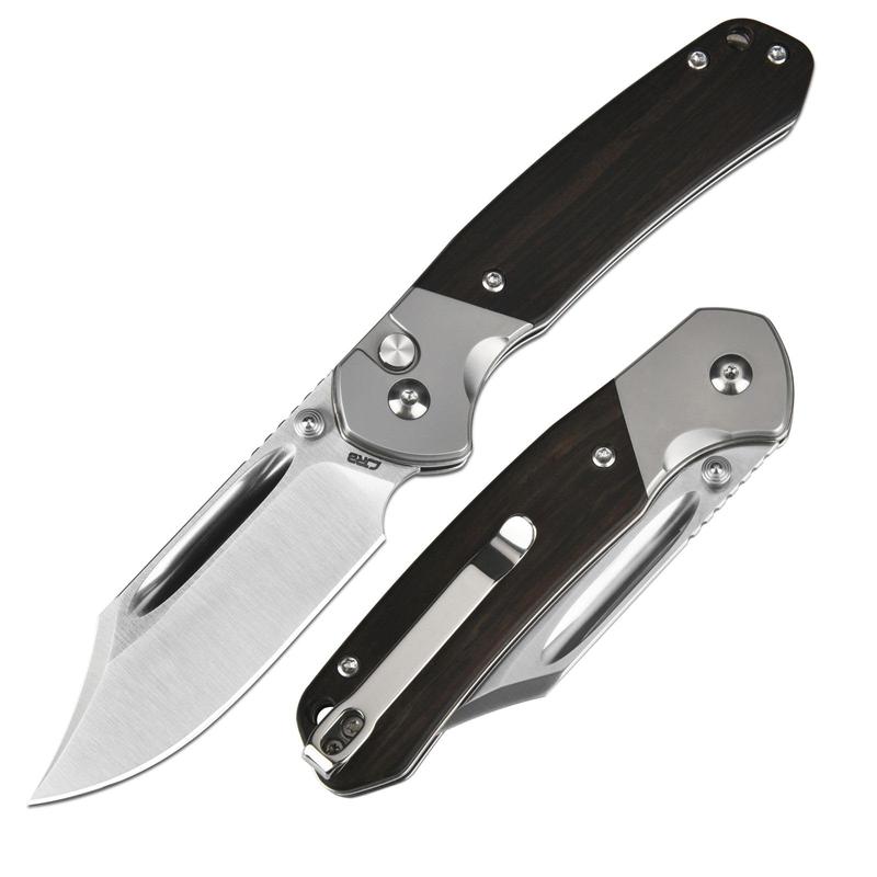 Pyrite Pocket Tool Knife, EDC Knife with 3.15'' AR-RPM9 Steel, Hunting Knife with Steel Handle for Camping and Emergency Survival Gear