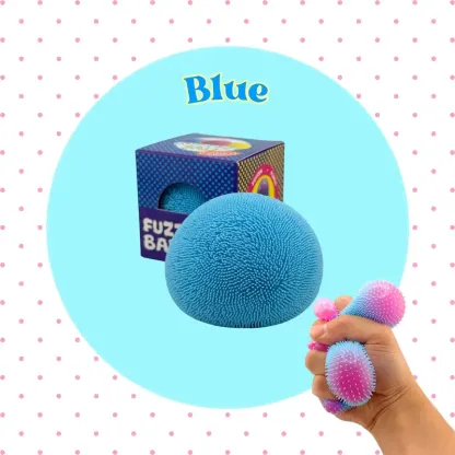 Color-Changing Fuzz Ball Squishy Toy, Slow-Rising/Fast-Rising Sensory Squishies for Gentle Squeezing, Stress Relief Desk Toy, Cute Collectible Gift