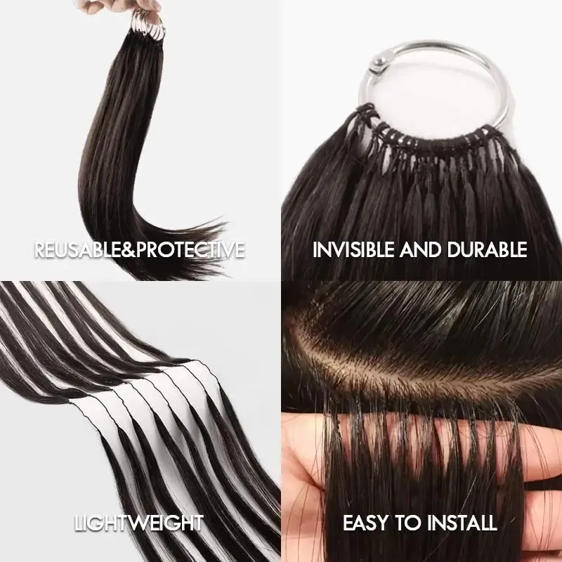 Human Hair for Miracle Knots Boho Braids 4/27/30, 27/30/613 Blend Color Crochet Hair Pre-Separated Body Wave Crochet Hair 60 grams/bundle 18 inch