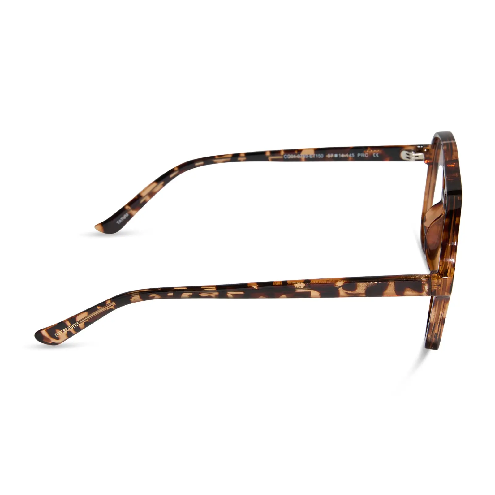 Tortoise Blue Light Aviator Readers - Stylish Lightweight Trendy Frames