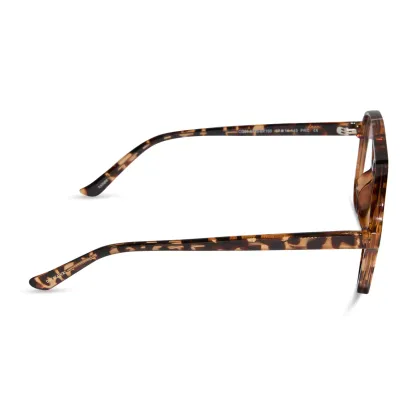 Tortoise Blue Light Aviator Readers - Stylish Lightweight Trendy Frames