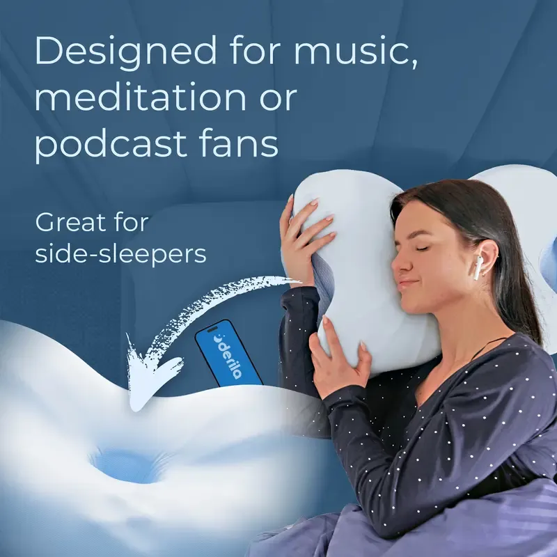 Cervical Neck Pillow – Ergonomic Memory Foam Neck Support for All Sleep Positions | Pain Relief, Cooling, Breathable, and Contoured Design for Optimal Sleep Comfort | Ideal for Side, Back, and Stomach Sleepers