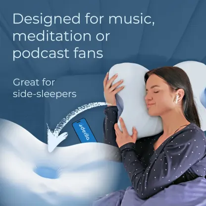 Cervical Neck Pillow – Ergonomic Memory Foam Neck Support for All Sleep Positions | Pain Relief, Cooling, Breathable, and Contoured Design for Optimal Sleep Comfort | Ideal for Side, Back, and Stomach Sleepers