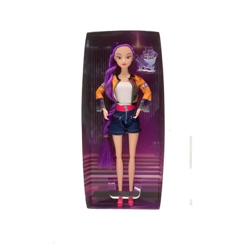 K-POP Demon Hunters Doll, Lummi and Zoi Vinyl Figurine Toy, Collectible Kpop Idol Action Figure, Cute Demon Hunter Character Doll, Fun Plush Alternative for Kids and Fans, K-Pop Merchandise Gift