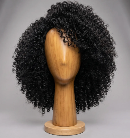 Density Curly Wear Go Half Wig Strap Flip Over Wig With Drawstring Cap Invisible Hairline Human Hair Wigs for Beginners Vacation Hair Summer Vibe
