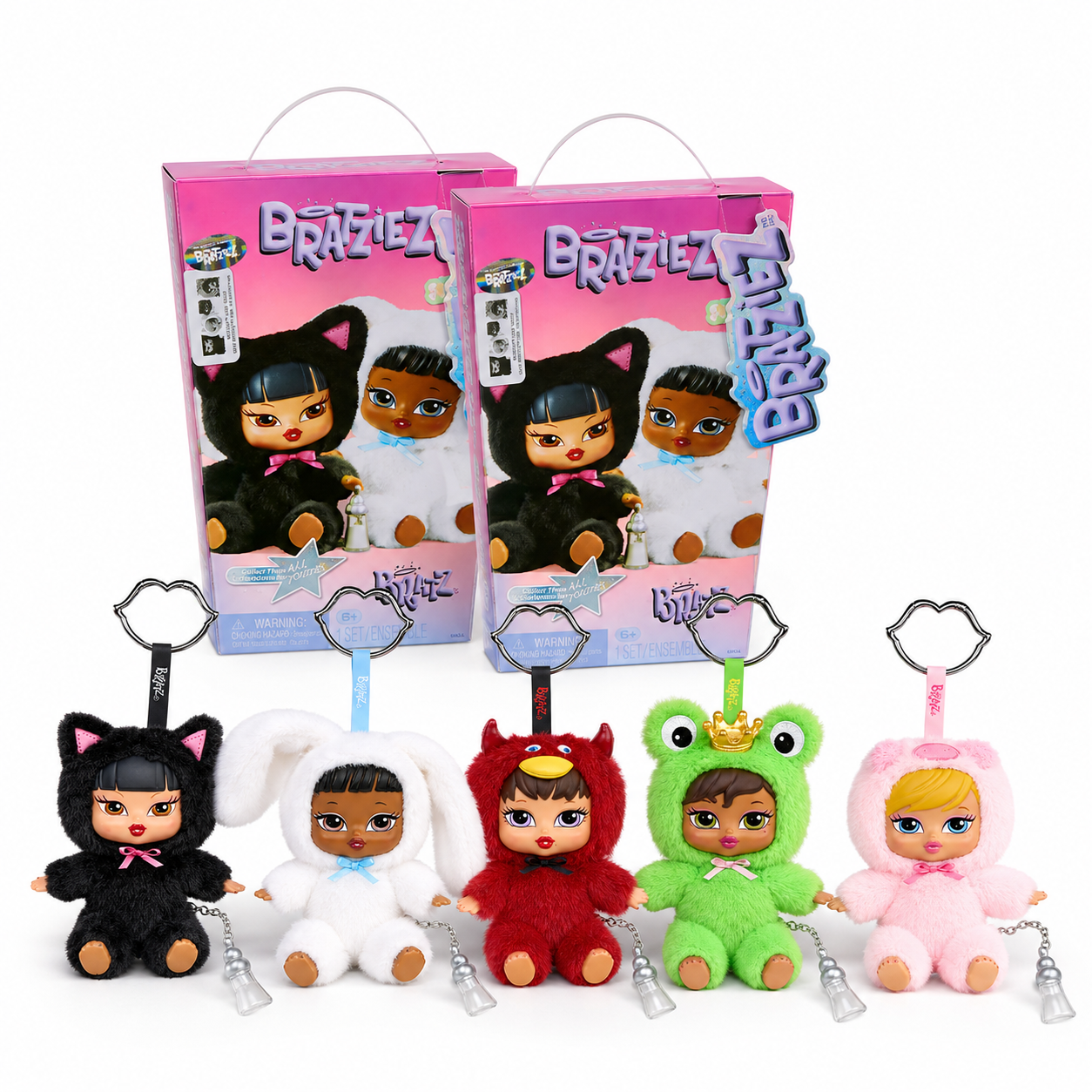 MGA bratziez V1 Series Plush Pendant 4 Options | 2 Hidden Blind Box