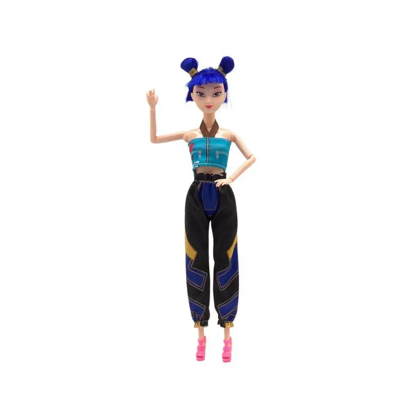 K-POP Demon Hunters Doll, Lummi and Zoi Vinyl Figurine Toy, Collectible Kpop Idol Action Figure, Cute Demon Hunter Character Doll, Fun Plush Alternative for Kids and Fans, K-Pop Merchandise Gift