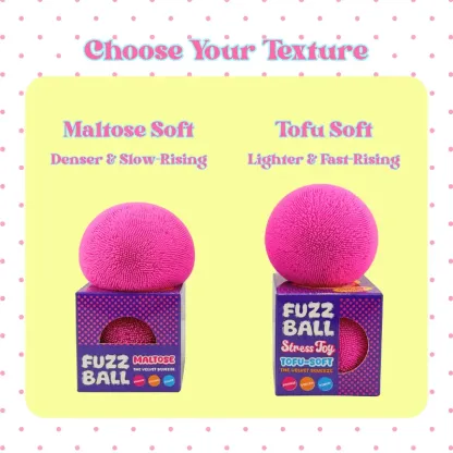 Color-Changing Fuzz Ball Squishy Toy, Slow-Rising/Fast-Rising Sensory Squishies for Gentle Squeezing, Stress Relief Desk Toy, Cute Collectible Gift