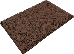 Super Absorbent Door Mat Indoor, Microfiber Quick Dry Chenille Entryway Rug, Non-Slip Front Door Mat, Indoor Mats for Entryway, Machine Washable Pet Rug, Grey 30"x19"