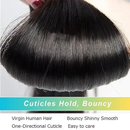 Hair Bundles Human Hair Body Wave, No Tangle Shedding, Keep Texture Silky Soft After Multiple Washes, 12A Hair Bundles, Unprocessed Virgin Brazilian Human Hair