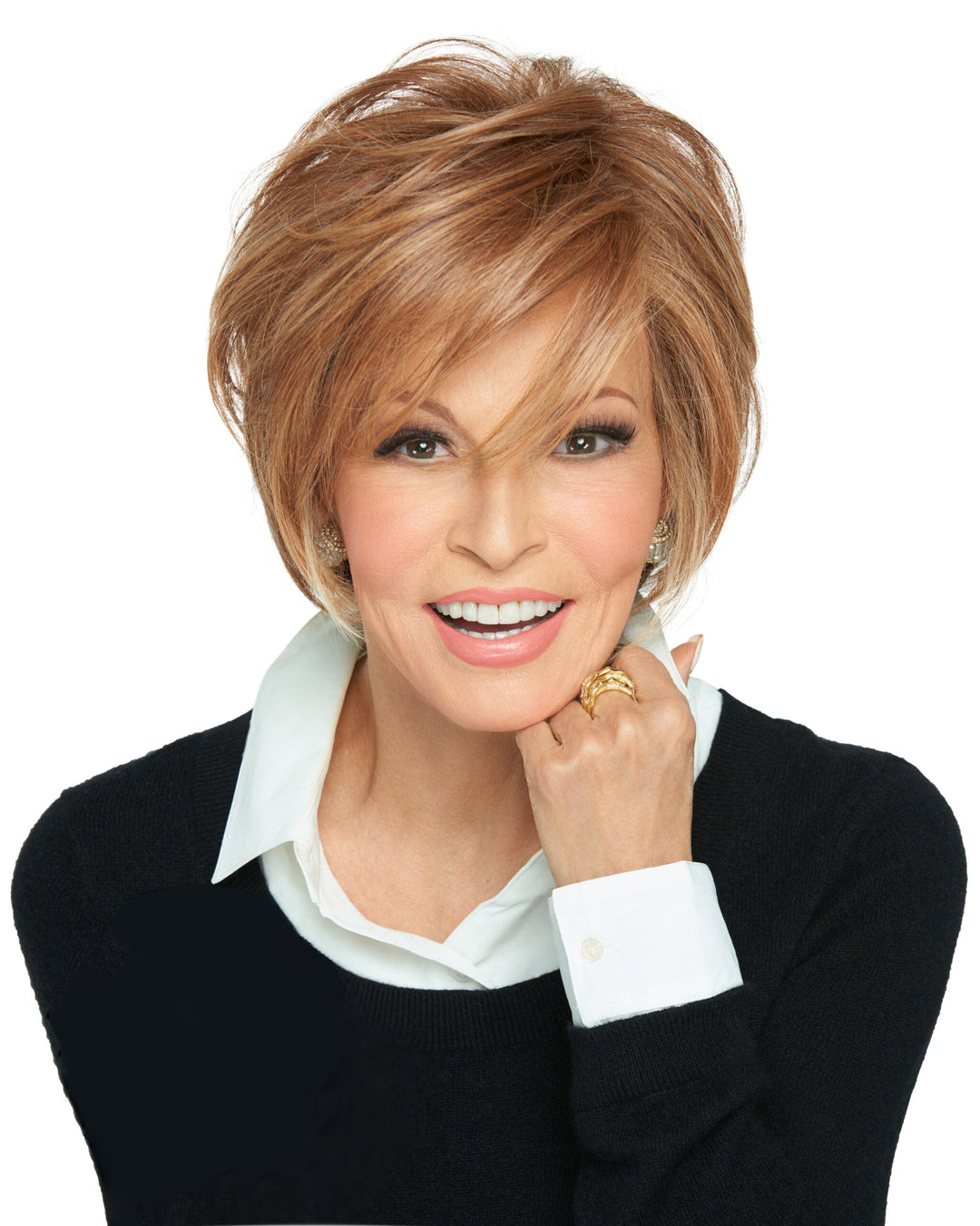 Women's Wig: Premium Short Pixie-Cut Wig—Short-Length Hairpiece for Middle-Aged and Senior Women. A Natural-Looking, Layered Short Wig with Bangs, Ideal for Daily Wear (Specially Designed for Older Women).