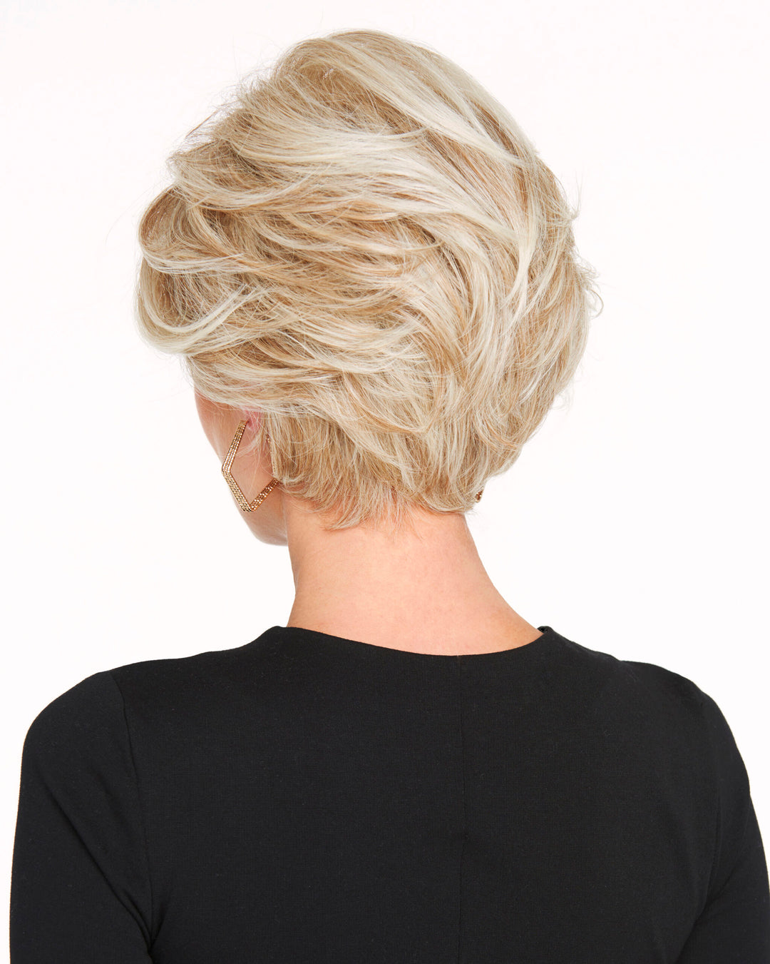 Women's Wig: Premium Short Pixie-Cut Wig—Short-Length Hairpiece for Middle-Aged and Senior Women. A Natural-Looking, Layered Short Wig with Bangs, Ideal for Daily Wear (Specially Designed for Older Women).