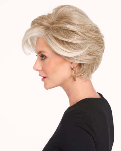 Women's Wig: Premium Short Pixie-Cut Wig—Short-Length Hairpiece for Middle-Aged and Senior Women. A Natural-Looking, Layered Short Wig with Bangs, Ideal for Daily Wear (Specially Designed for Older Women).