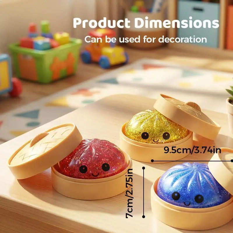 Extra Large Dumpling Squishy Toy – Soft Stress Relief Gift for Kids, Adults & Everyday Fun