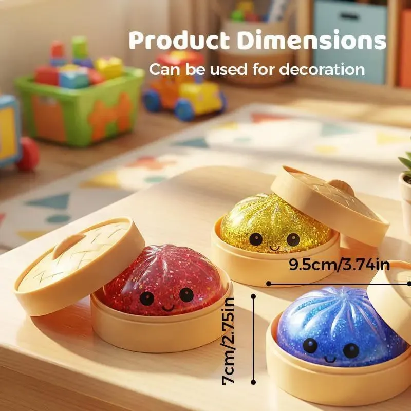 Extra Large Dumpling Squishy Toy – Soft Stress Relief Gift for Kids, Adults & Everyday Fun