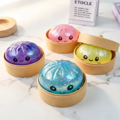 Extra Large Dumpling Squishy Toy – Soft Stress Relief Gift for Kids, Adults & Everyday Fun