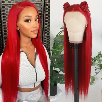 Honey Blonde 13x6 HD Transparent Lace Front Wig Human Hair Pre Plucked Honey Blonde Wig Human Hair 180% Density Lace Frontal Wigs Colored 