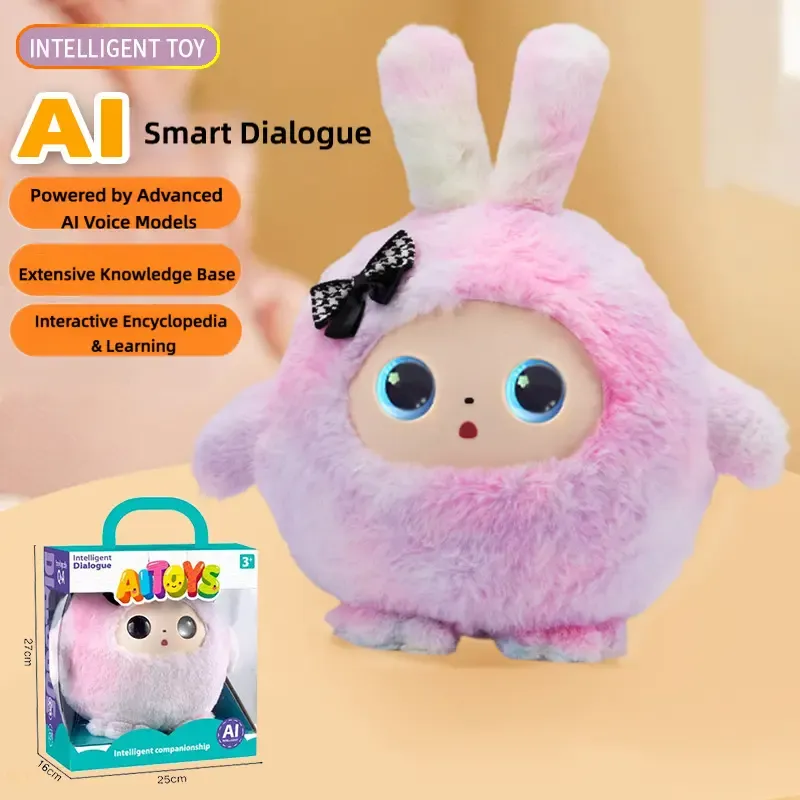 Ai Smart Plush Toy for Kids, High Tech toys,Interactive Comfort Doll, Soft Huggable, Early Education Companion, Stuffed Animal Gift, Perfect Gift, Cute Tech Toy