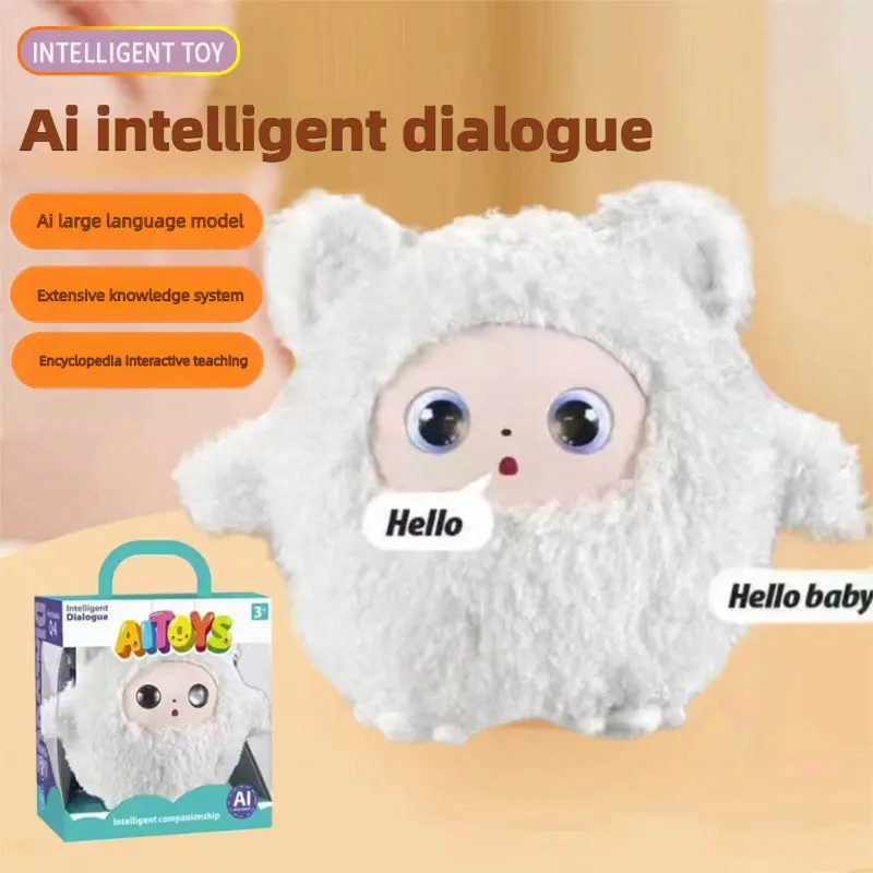 Ai Smart Plush Toy for Kids, High Tech toys,Interactive Comfort Doll, Soft Huggable, Early Education Companion, Stuffed Animal Gift, Perfect Gift, Cute Tech Toy