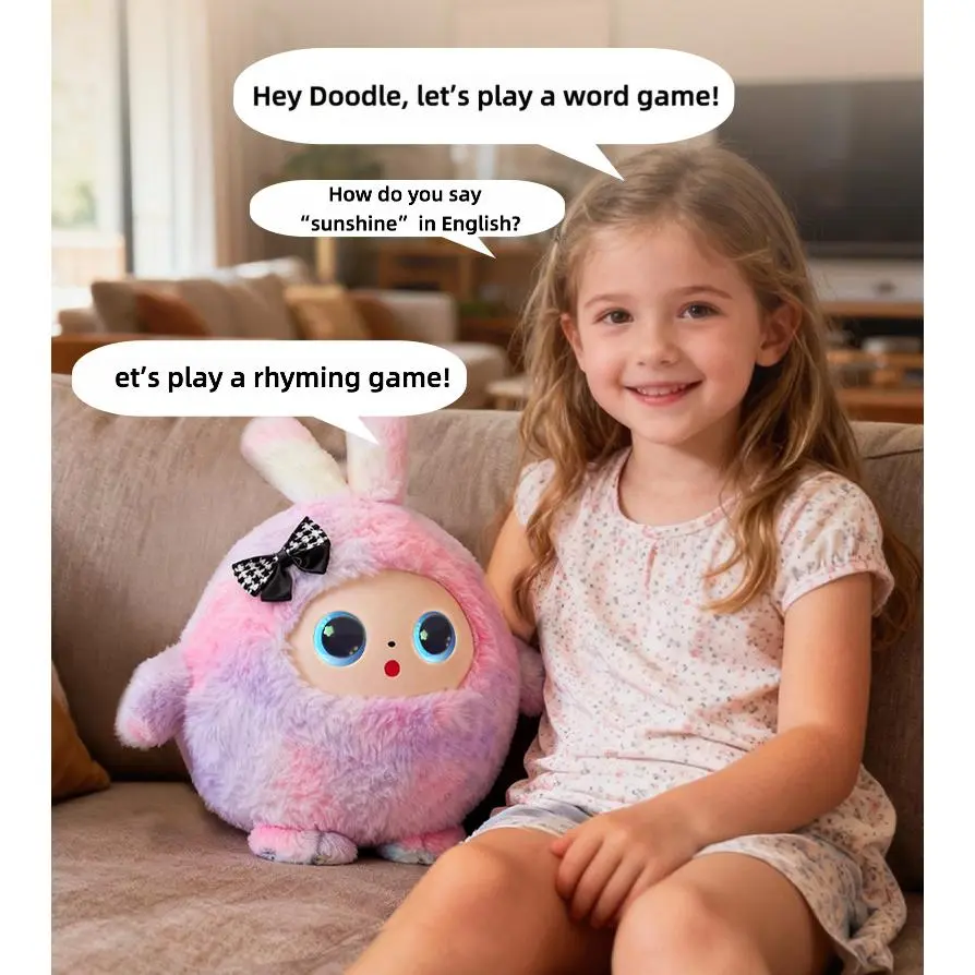 Ai Smart Plush Toy for Kids, High Tech toys,Interactive Comfort Doll, Soft Huggable, Early Education Companion, Stuffed Animal Gift, Perfect Gift, Cute Tech Toy