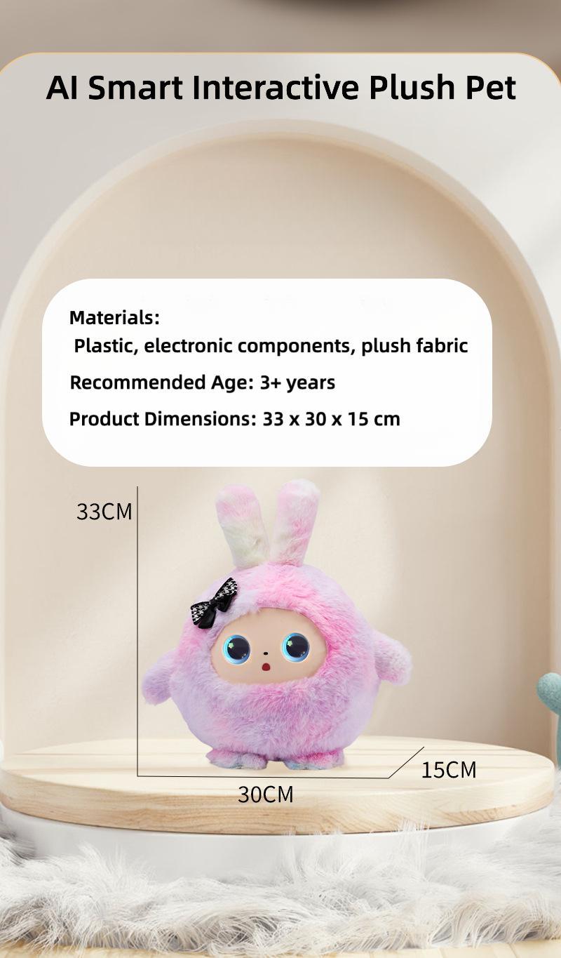 Ai Smart Plush Toy for Kids, High Tech toys,Interactive Comfort Doll, Soft Huggable, Early Education Companion, Stuffed Animal Gift, Perfect Gift, Cute Tech Toy