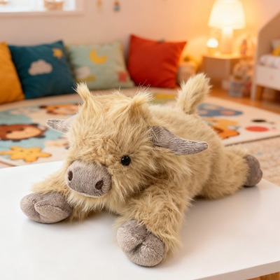 4-5 Pounds Highland Cow Capybara Cat Dog Sloth Elephant Weighted Stuffed Animals with Unscented Microwavable Heating Pad, Coolable Heatable Weighted Plush Warm Gift for Stress & Period Pain Relief