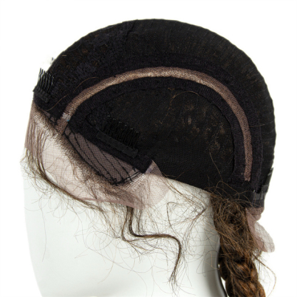 Front Lace Braided Wig — 80cm Long Faux Locs (Dreadlocks) — Full-Head African-Style Synthetic Wig for Women