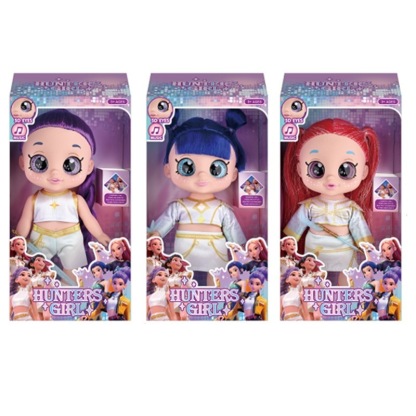 Kpop dolls anime action figure set,10 inch 5 joints can play music,rumi mira zoey dolls,gifts for kids,girls&boys toys