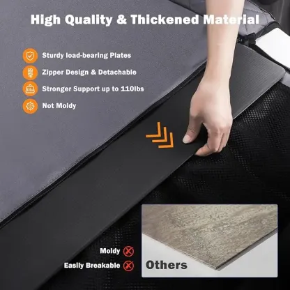 Dog Car Seat Cover for Large Medium Dogs, Backseat Hammock, Waterproof & Breathable Storage Pocket For Cars/SUV/Truck interior accessory,Pet travelessentials Black Dirt-resistant Non-Slip Accessories
