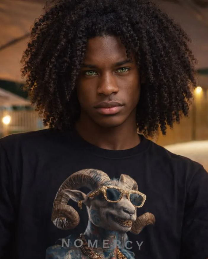 African-Style Synthetic Braided Wig — Men's Full-Head Wig
