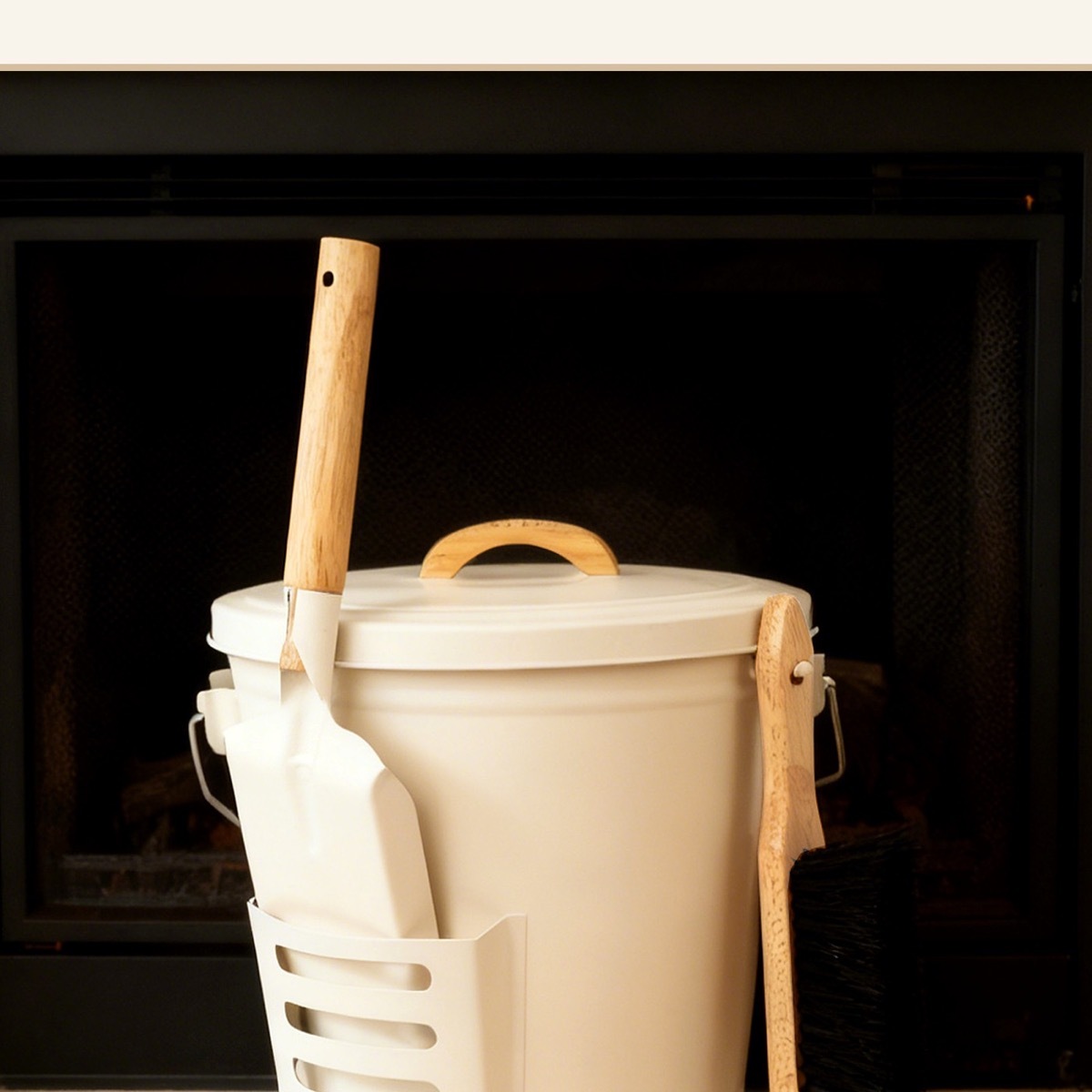 AnnieGarden fireplace ash bucket set for styled hearth spaces