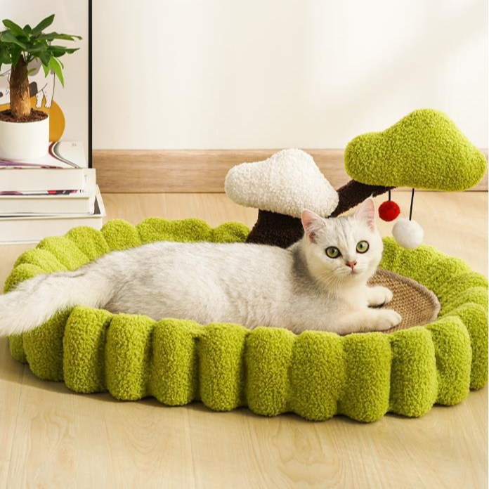 Cat Climbing Tower with Cozy Bed