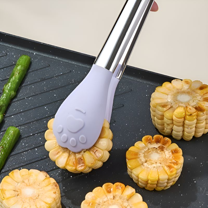 Pinza para alimentos de acero inoxidable