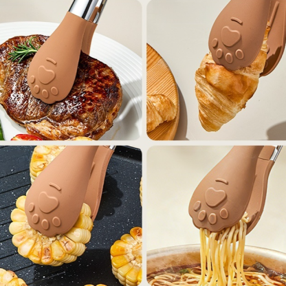 Pinza para alimentos de acero inoxidable