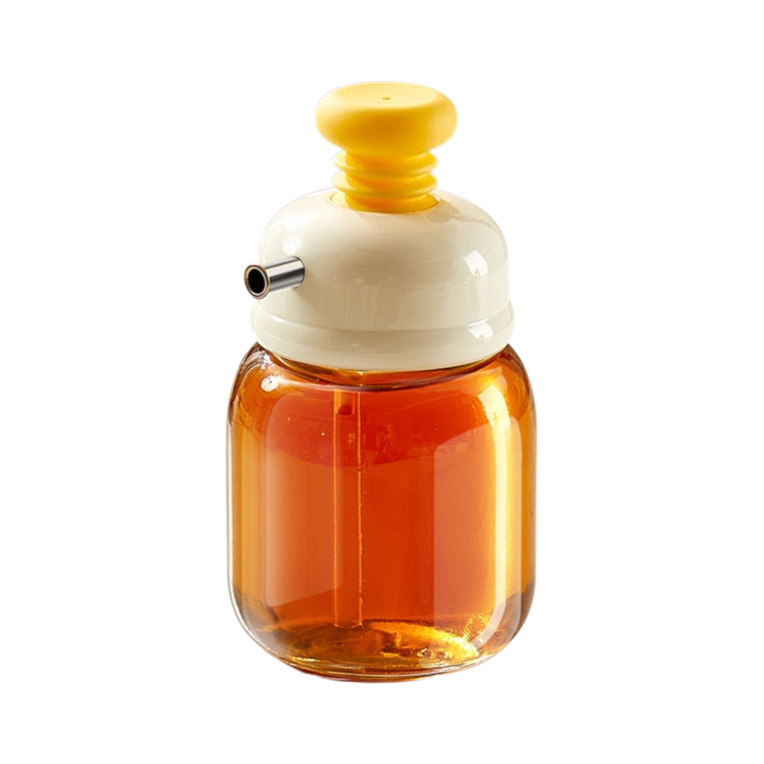 Botella exprimible de aceite con control de flujo