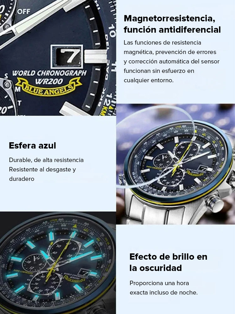 Promoción Urgente：Reloj Ángel Azul Lanzamiento Exclusivo CDMX – Solo 100 Primeros Clientes