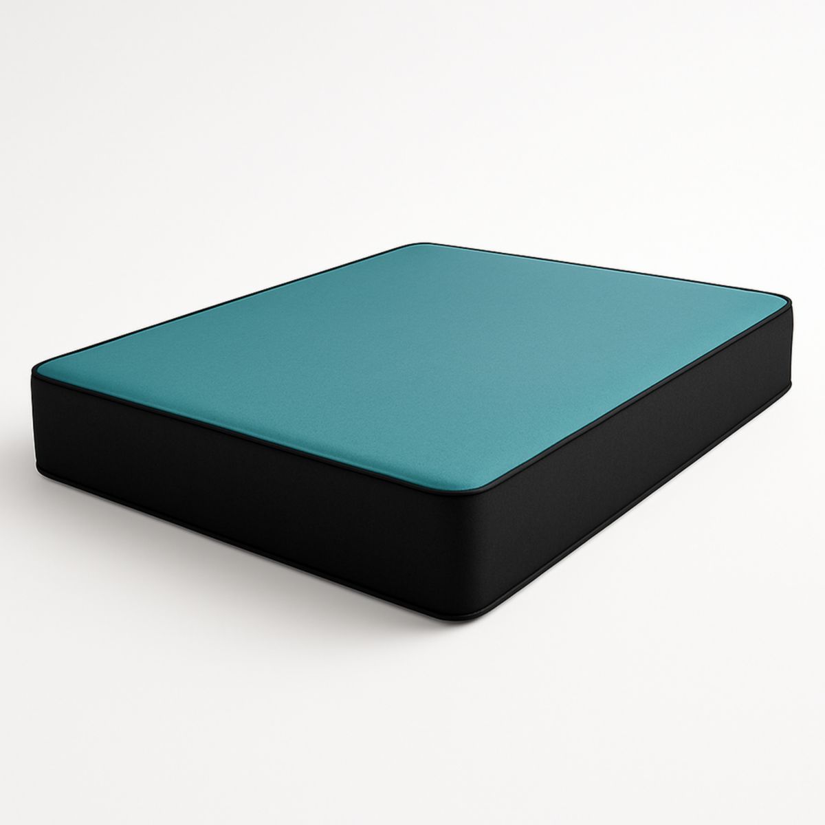 Matelas en Mousse Polyuréthane Bleu/Noir 140x200 cm