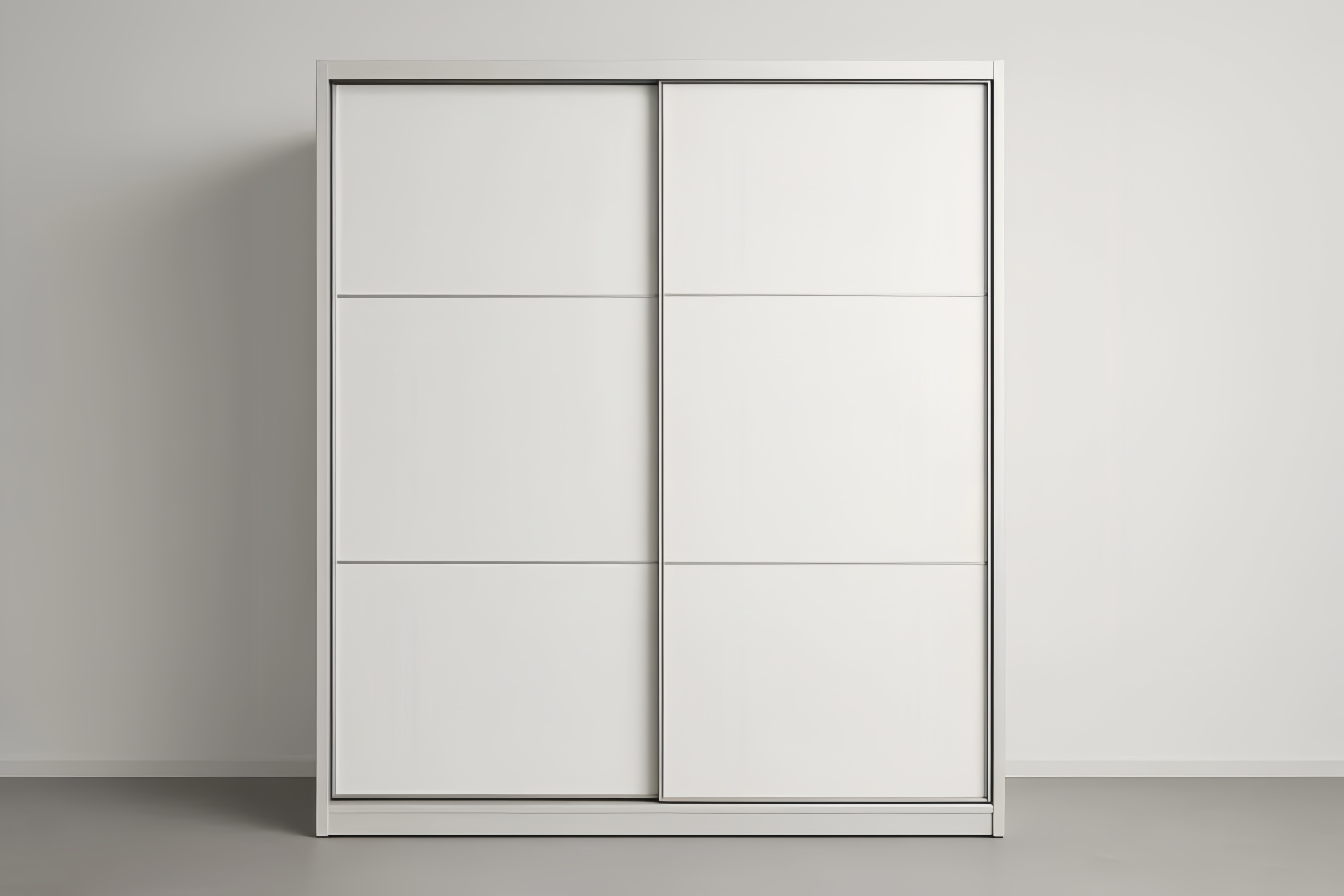 Armoire portes coulissantes MDF Blanc