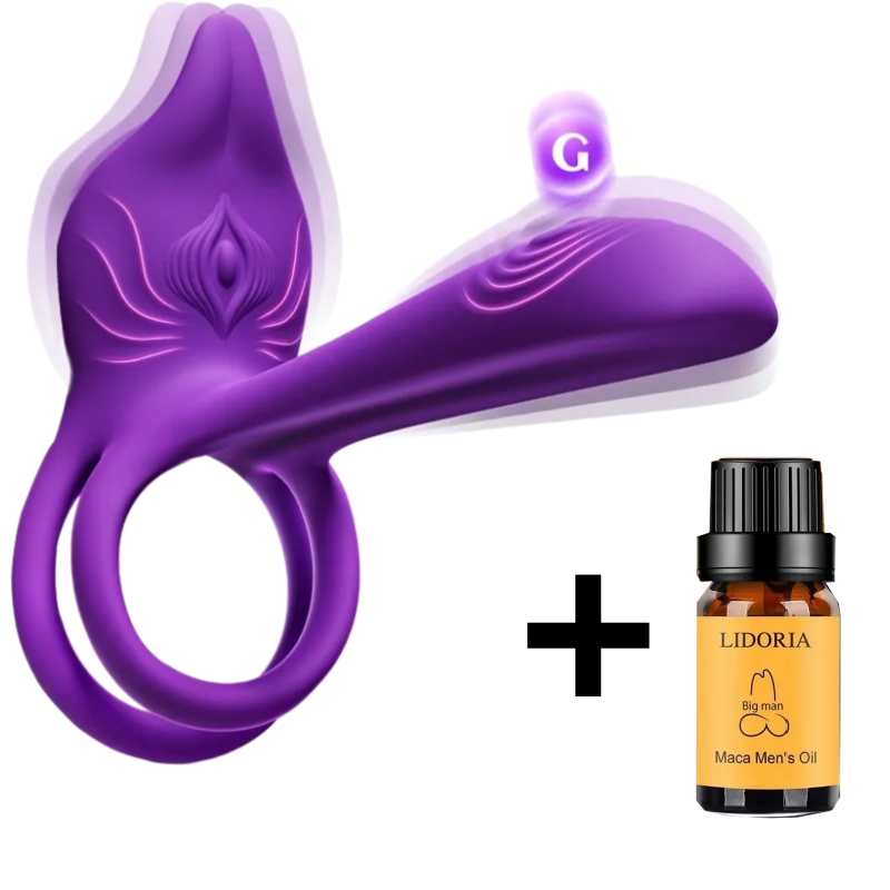 🔥JuxekTM Enchanted Girl Luxe Smart Vibrating Ring -App-Controlled Pleasure for Couples