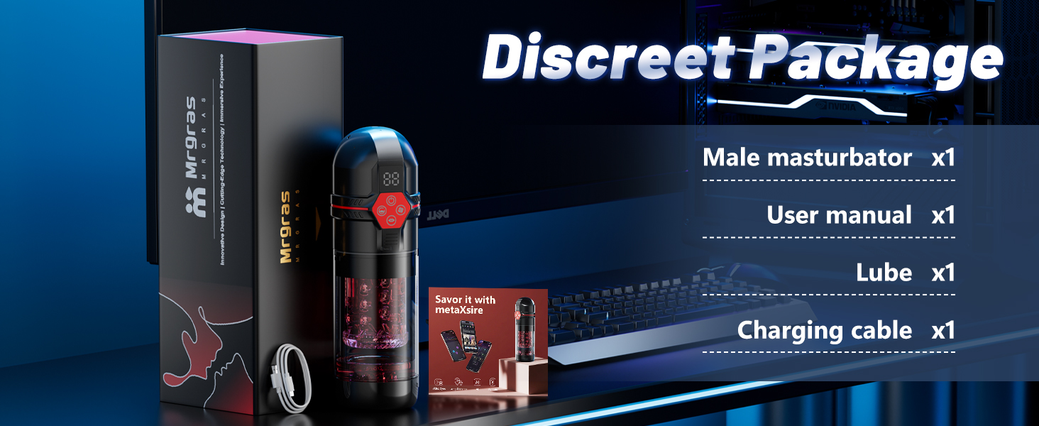 Discreet Package male masturbator